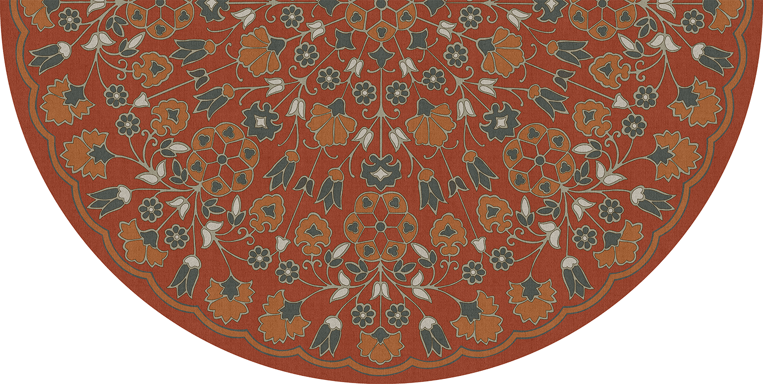 Biltmore - Arabesque Bloom - Vermilion Slate