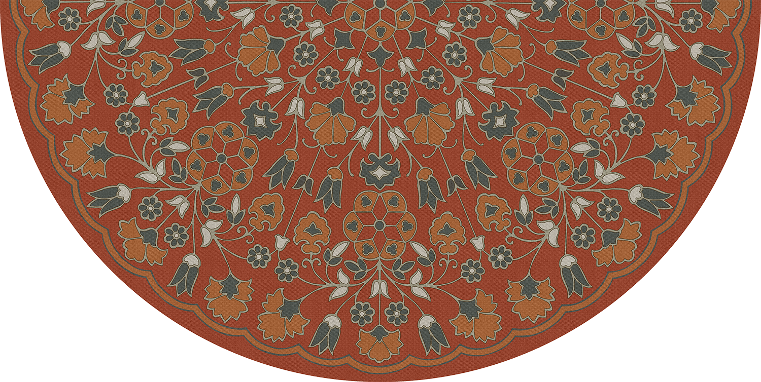 Biltmore - Arabesque Bloom - Vermilion Slate