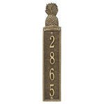 Welcome Pineapple Vertical Wall Plaque