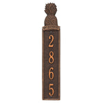 Welcome Pineapple Vertical Wall Plaque