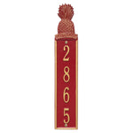 Welcome Pineapple Vertical Wall Plaque
