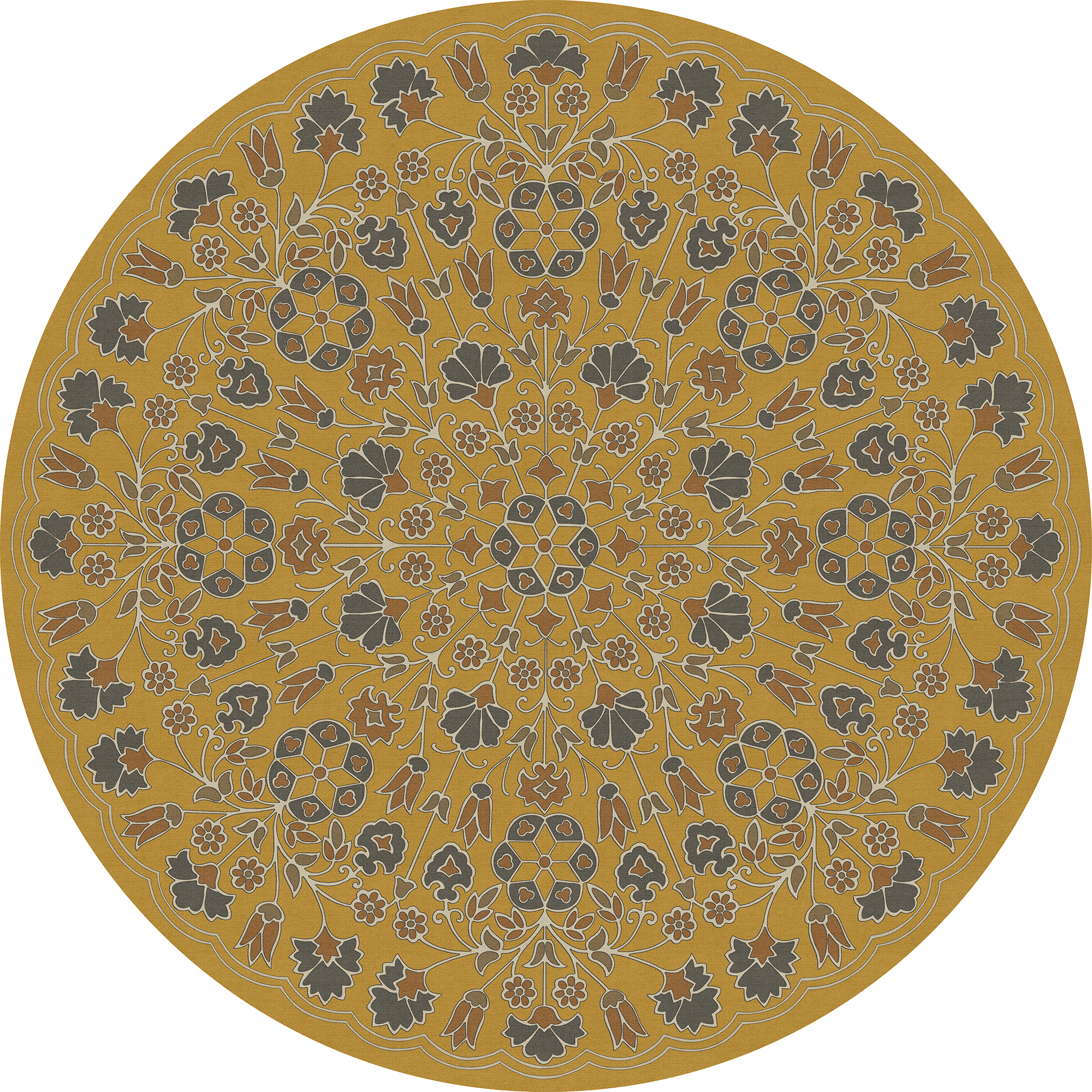 Biltmore - Arabesque Bloom - Forged Ochre