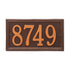 Double Line Standard Wall Address Plaque