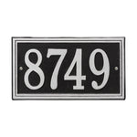 Double Line Standard Wall Address Plaque