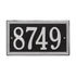 Double Line Standard Wall Address Plaque