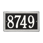 Double Line Standard Wall Address Plaque