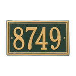 Double Line Standard Wall Address Plaque