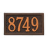 Double Line Standard Wall Address Plaque
