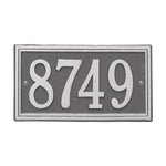 Double Line Standard Wall Address Plaque