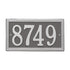 Double Line Standard Wall Address Plaque
