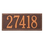 Double Line Estate Wall Address Plaque