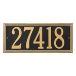 Double Line Estate Wall Address Plaque