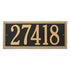 Double Line Estate Wall Address Plaque