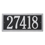 Double Line Estate Wall Address Plaque