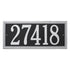 Double Line Estate Wall Address Plaque