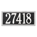 Double Line Estate Wall Address Plaque