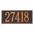 Double Line Estate Wall Address Plaque