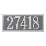 Double Line Estate Wall Address Plaque