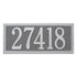 Double Line Estate Wall Address Plaque