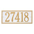 Double Line Estate Wall Address Plaque
