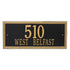 Double Line Estate Wall Address Plaque