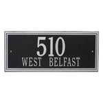 Double Line Estate Wall Address Plaque