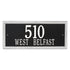 Double Line Estate Wall Address Plaque
