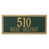 Double Line Estate Wall Address Plaque