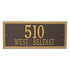 Double Line Estate Wall Address Plaque