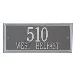 Double Line Estate Wall Address Plaque