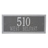 Double Line Estate Wall Address Plaque