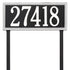 Double Line Lawn Address Plaque (Estate Size)
