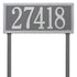 Double Line Lawn Address Plaque (Estate Size)