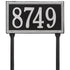 Double Line Standard Lawn Address Plaque