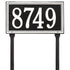 Double Line Standard Lawn Address Plaque