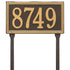 Double Line Standard Lawn Address Plaque