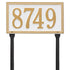 Double Line Standard Lawn Address Plaque