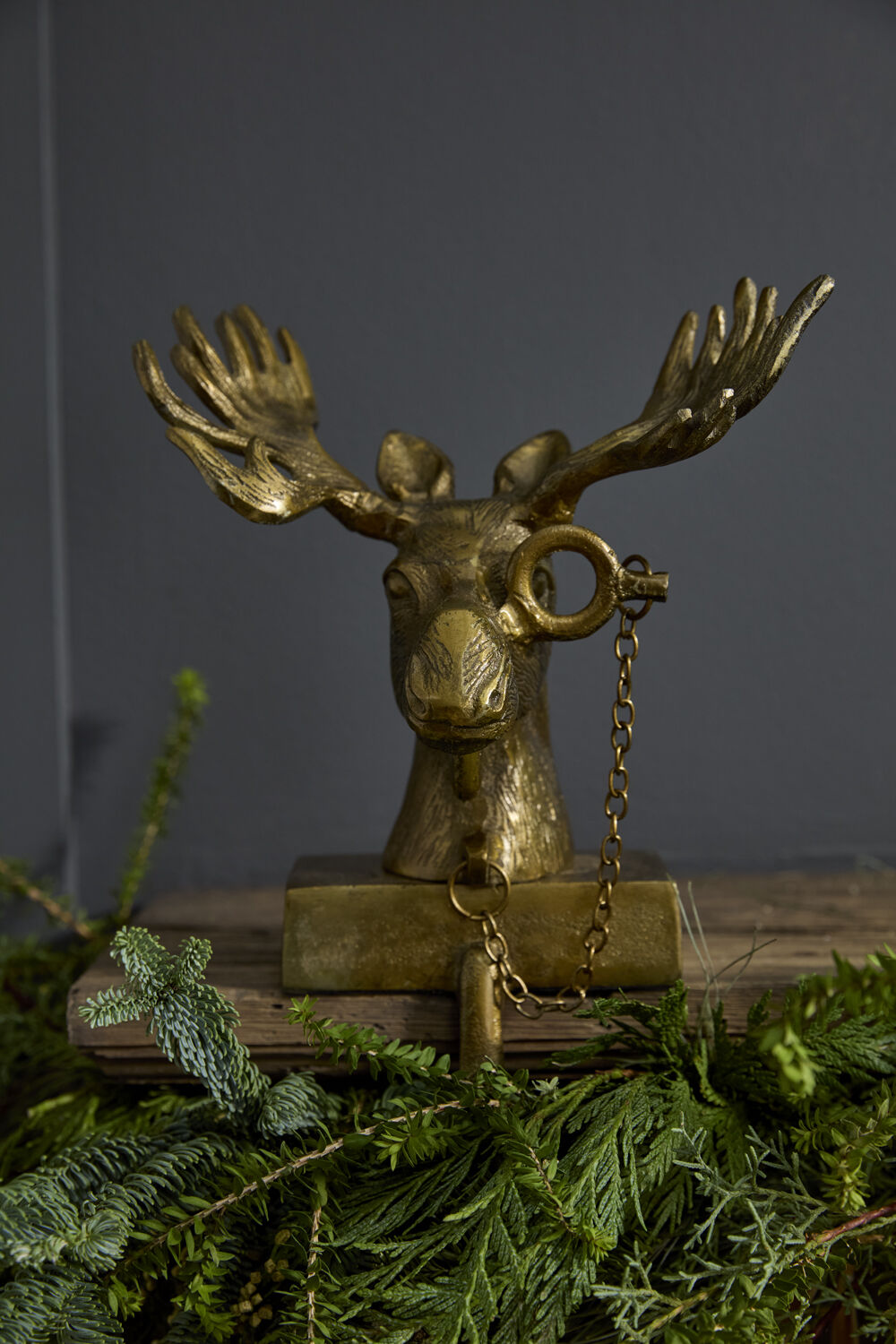 Eugene The Moose Stocking Holder | Eric + Eloise Collection