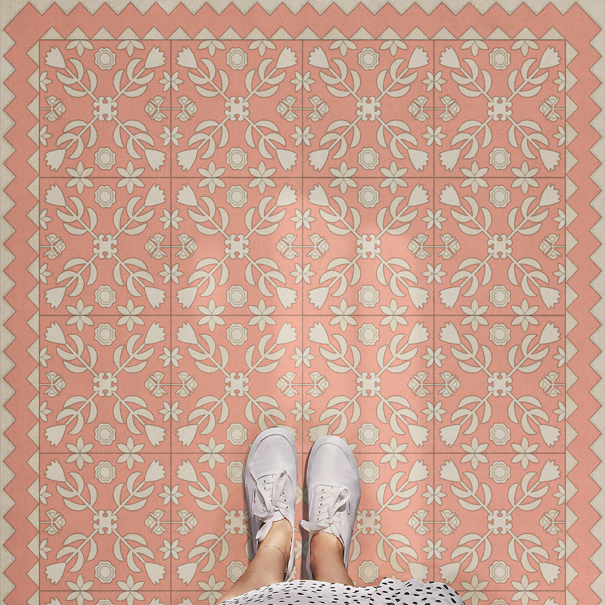 Folk Art Museum - Floral Quilt - The Portrait Of A Lady