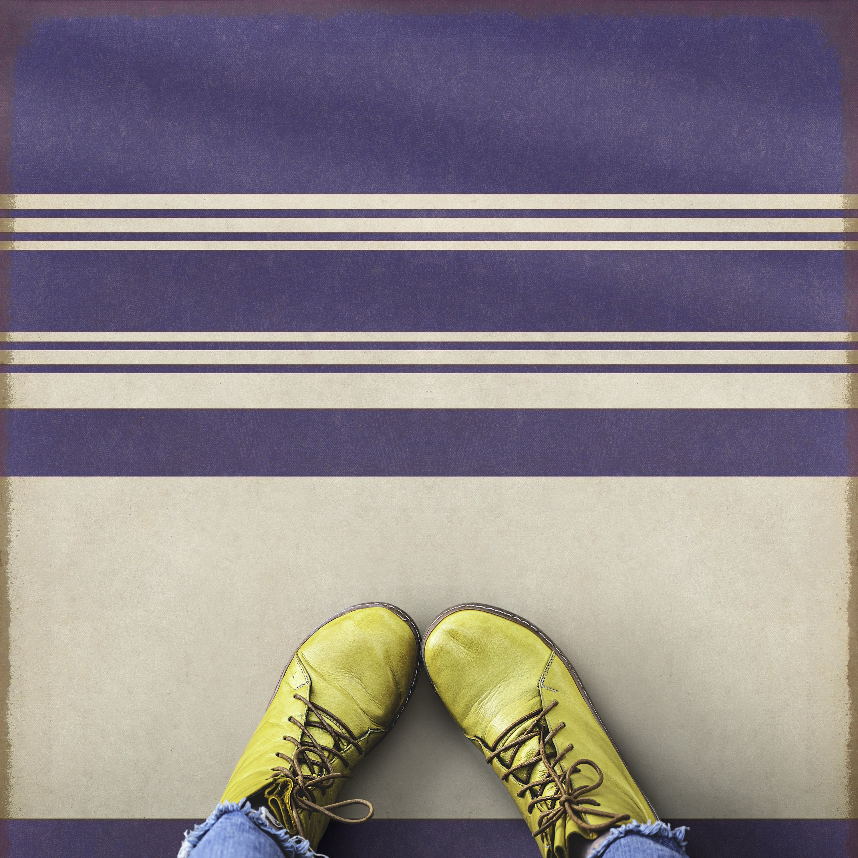 Pattern 50 - Organic Stripes Purple And White