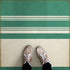 Pattern 50 - Organic Stripes Teal And White