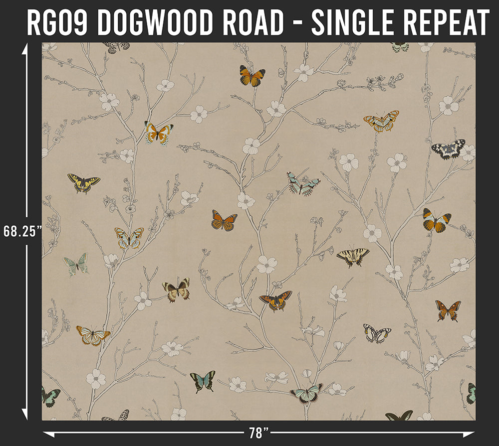 Rolled Goods - Pattern 9 - Dogwood Road