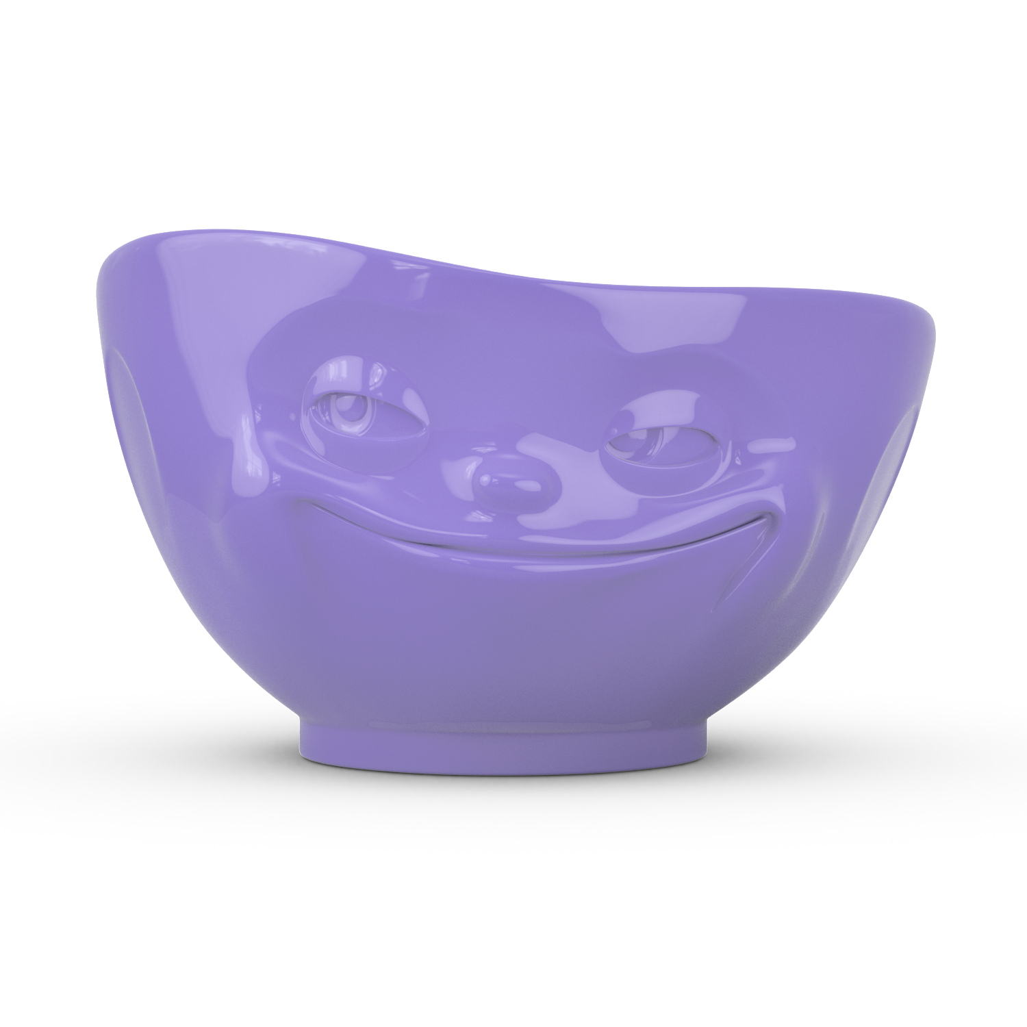 Grinning Face - Purple 16 oz. Bowl