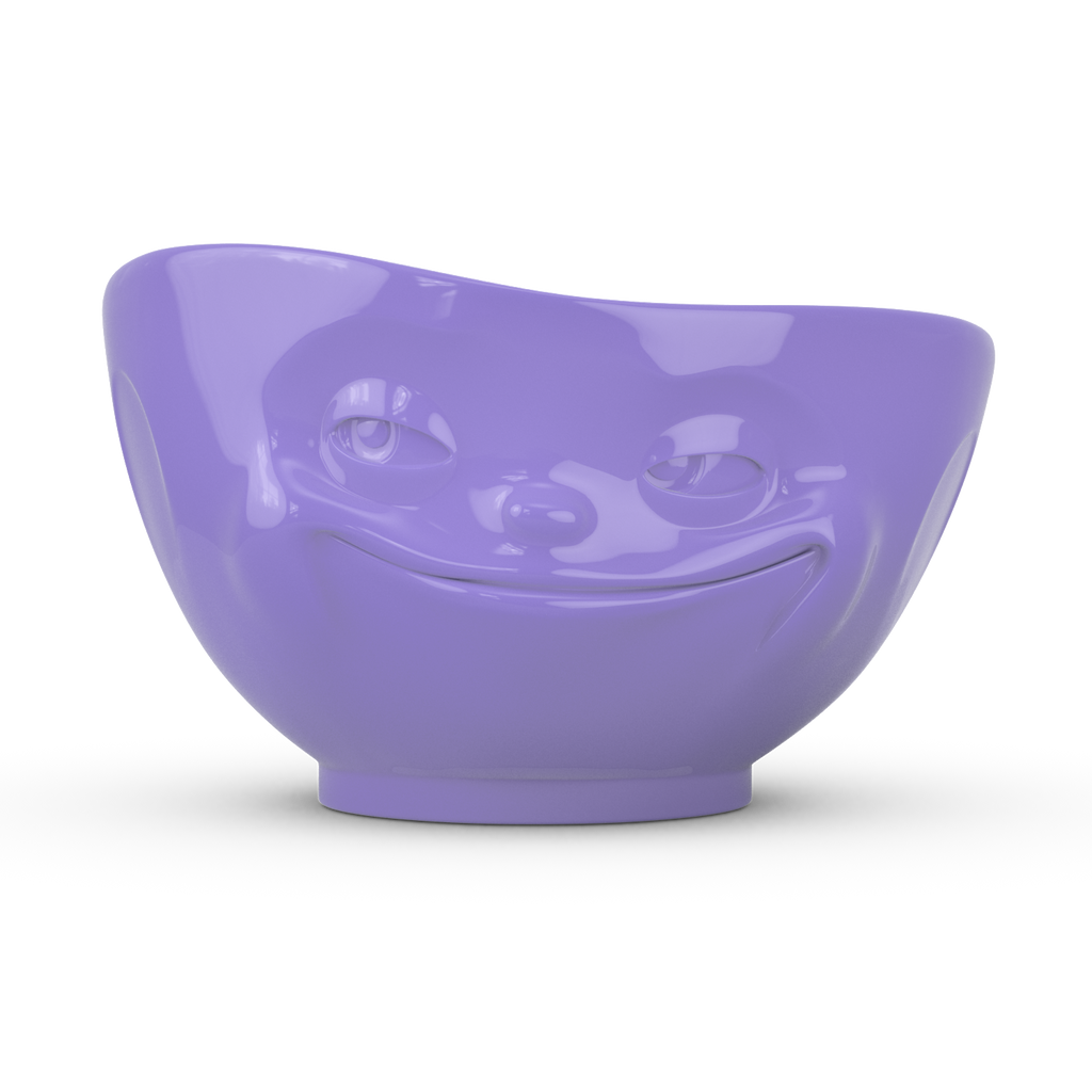 Grinning Face - Purple 16 oz. Bowl