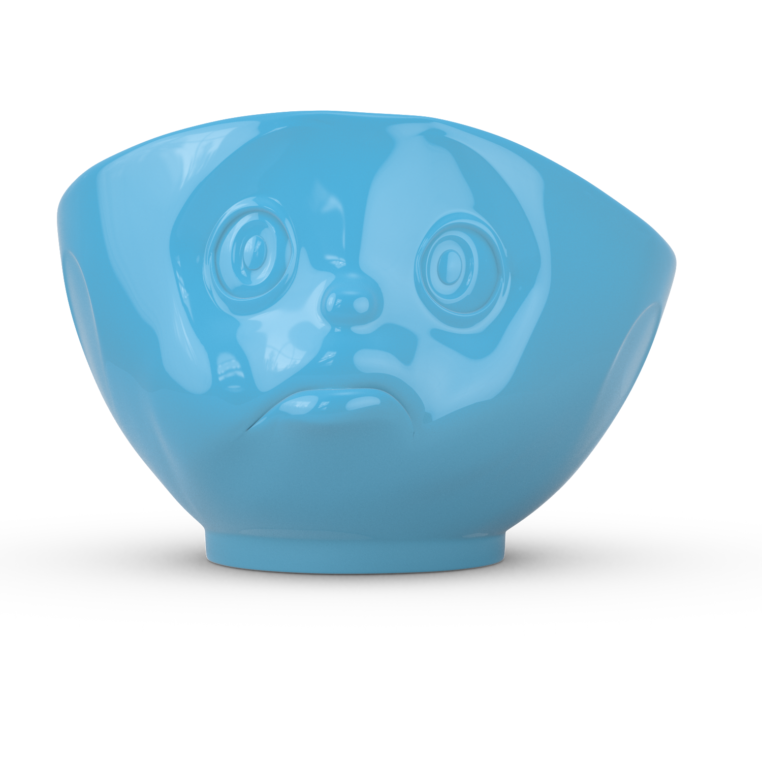 Sulking Face - Blue 16 oz. Bowl