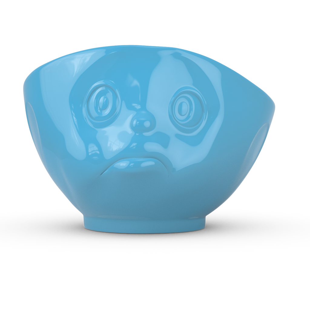 Sulking Face - Blue 16 oz. Bowl