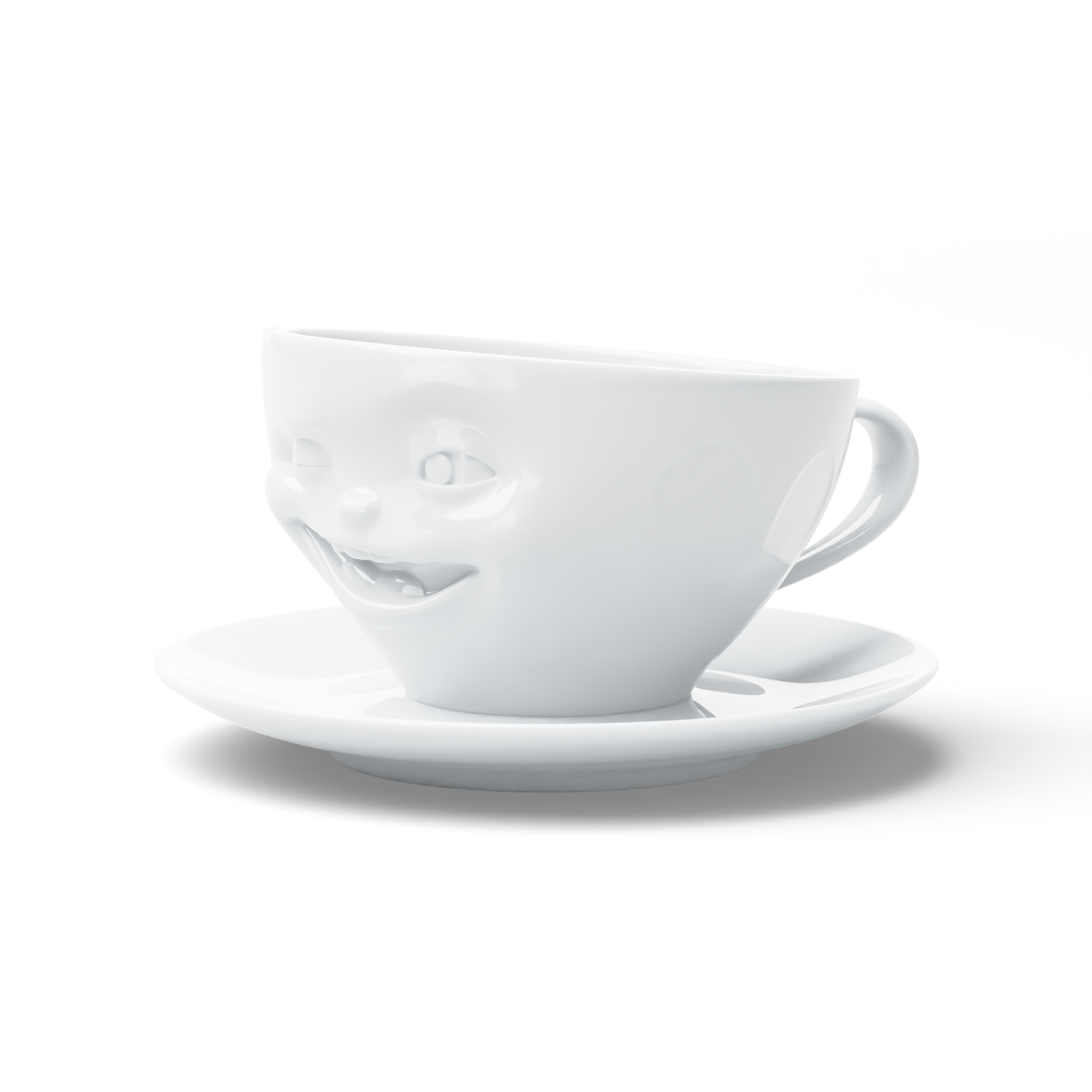 Winking Coffee Cup & Saucer | TASSEN Made in Germany by Fiftyeight Products