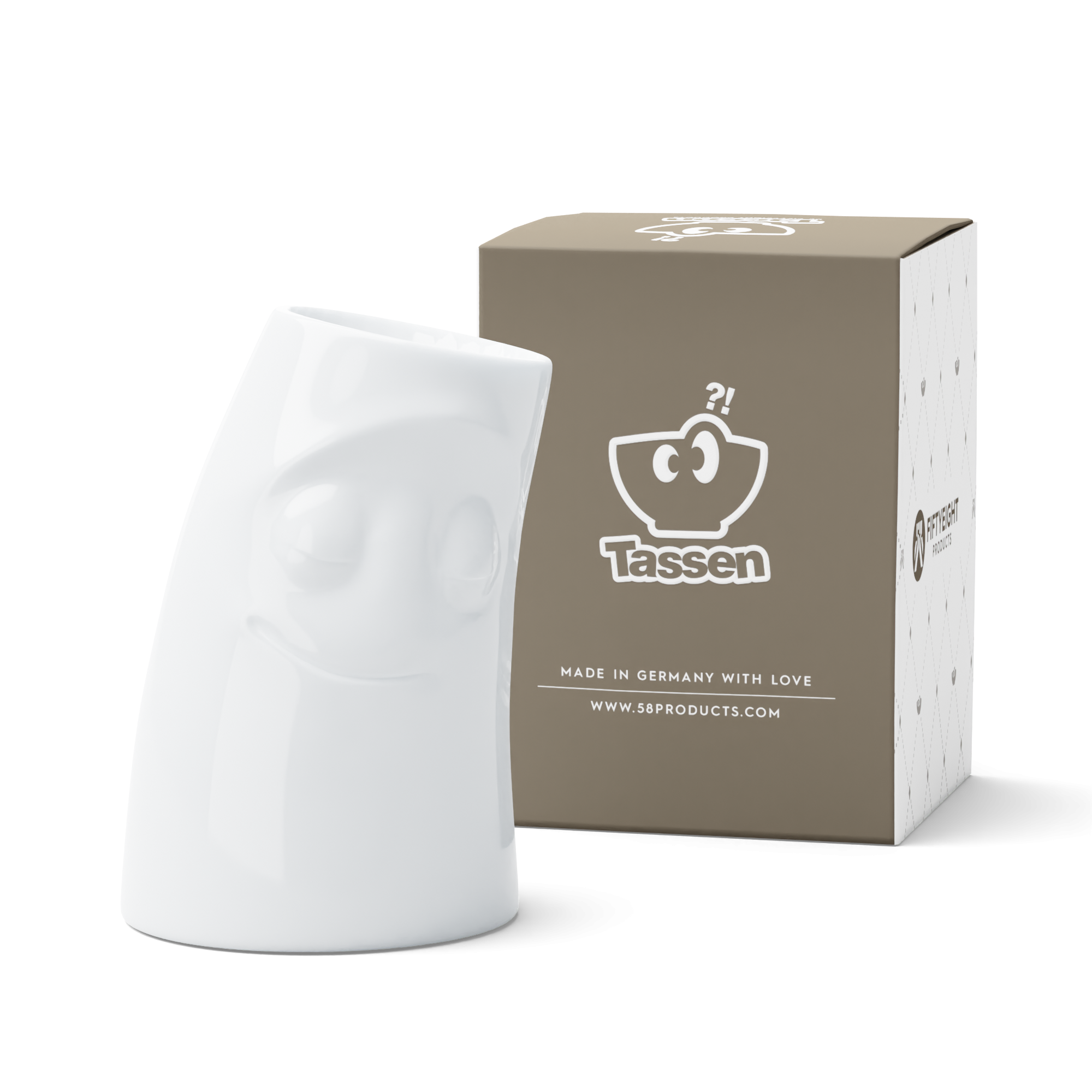 Tall Cuddly Face Candle Holder