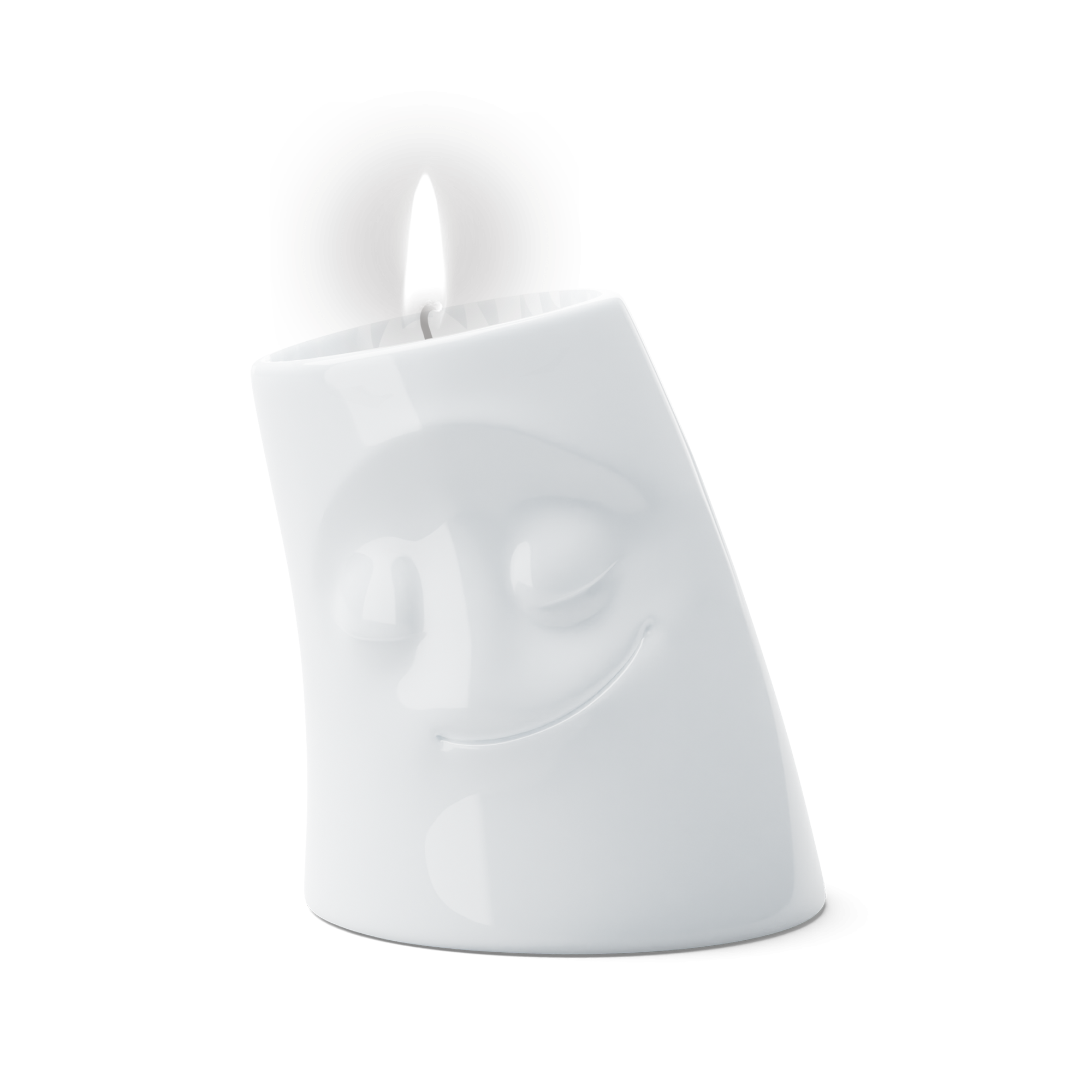 Small Cozy Face Candle Holder