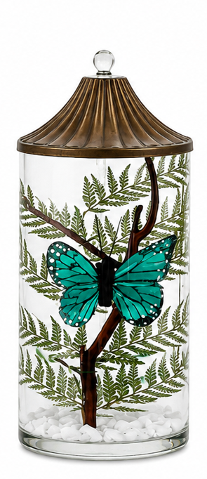 Green Butterfly Lifetime Candle